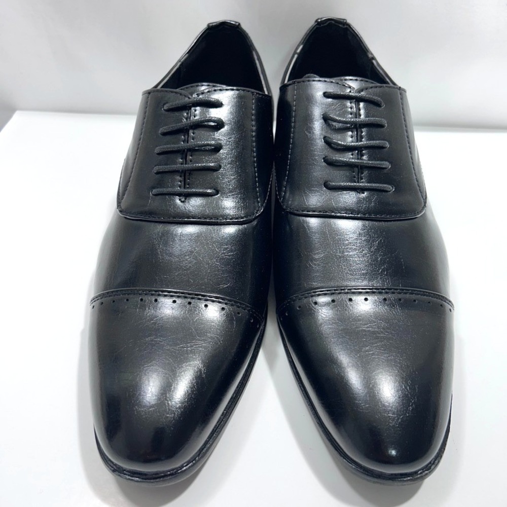 New York & Company  Damian Dress Traditional‎ Blamoral Oxford Men's Black US 9.5